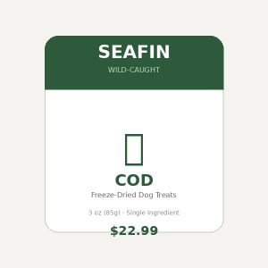 Wild-Caught Cod Freeze-Dried Dog Treats