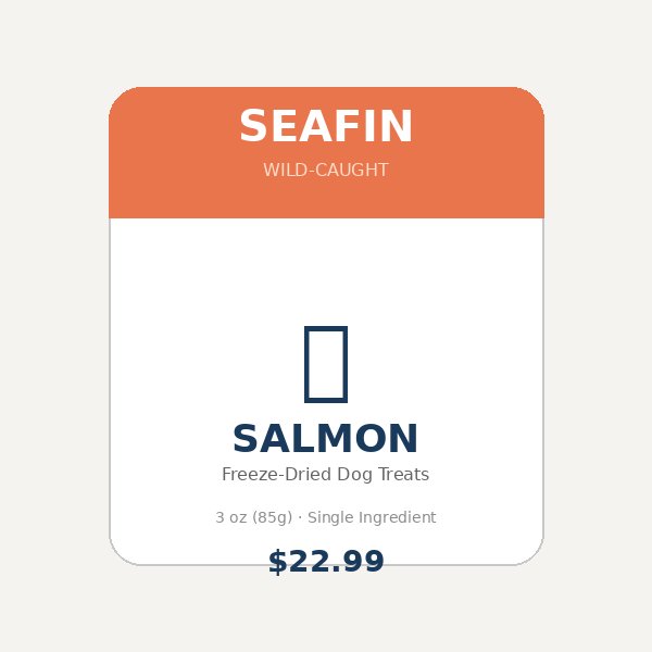 Wild-Caught Salmon Freeze-Dried Dog Treats